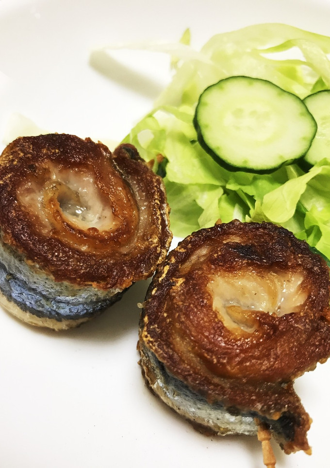 さんまのくるくる焼き♪-レシピのメイン写真