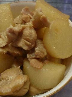 大根と鶏肉の甘辛煮-レシピのメイン写真