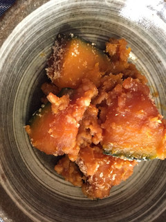 かぼちゃと鳥ひき肉のメイプル煮-レシピのメイン写真