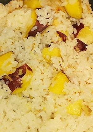 味付けは白だしだけ。簡単さつまいもご飯-レシピのメイン写真