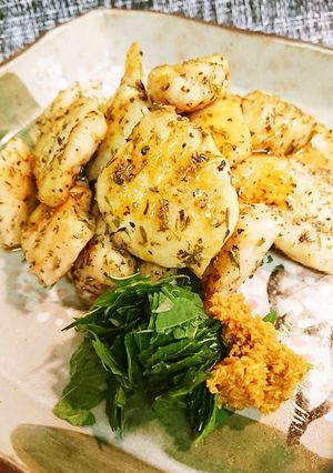 鶏胸肉のハーブバター焼き-レシピのメイン写真