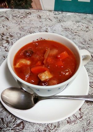 簡単☆具だくさんの濃いめミネストローネ-レシピのメイン写真
