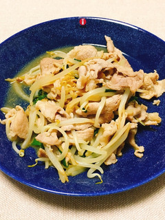 豚肉とニラもやしのレモン醤油炒め-レシピのメイン写真