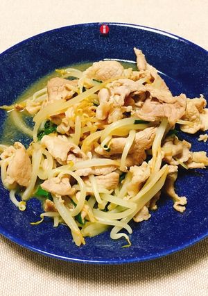 豚肉とニラもやしのレモン醤油炒め-レシピのメイン写真