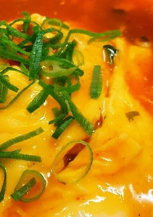 辛ラーメン☆あんかけオムレツ風-レシピのメイン写真