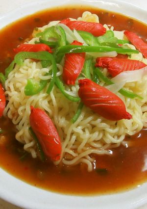 名古屋めし風★あんかけ辛（シン）ラーメン-レシピのメイン写真