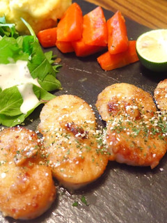 ホタテのガリバタ醤油の和風ムニエル-レシピのメイン写真