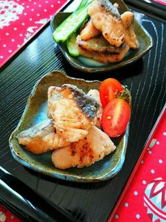 簡単☆生鮭の揚げない塩唐揚げ。-レシピのメイン写真
