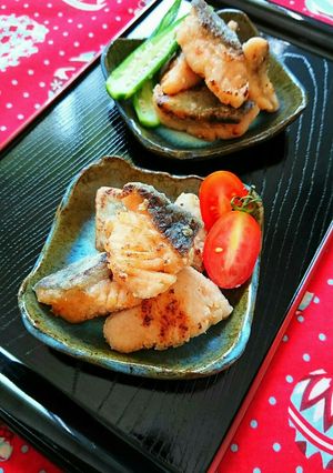 簡単☆生鮭の揚げない塩唐揚げ。-レシピのメイン写真