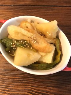 懐かしい味♡じゃがピーと竹輪の甘辛煮-レシピのメイン写真