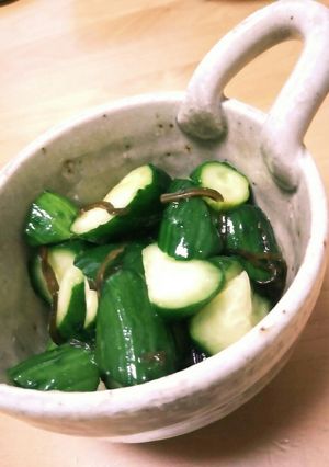 即席が美味しい！きゅうりの塩昆布和え-レシピのメイン写真
