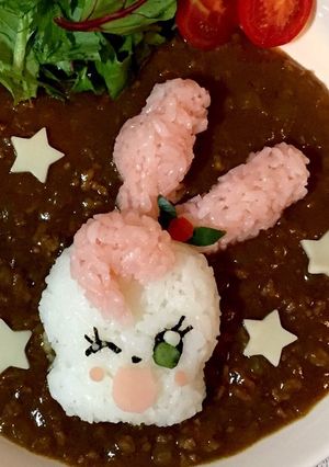 お誕生日に♪プリキュア♡キラリンカレー-レシピのメイン写真