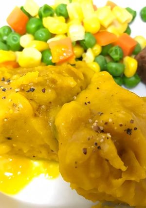 付け合わせやもう一品に！かぼちゃバター-レシピのメイン写真