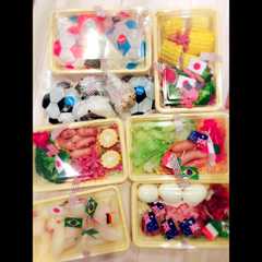 รูปของ 運動会のお弁当♡簡単♡飾り付け術♡時短術