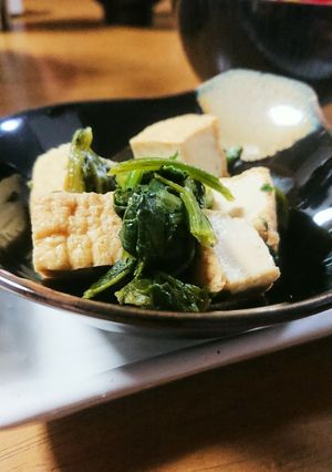 簡単☆厚揚げとほうれん草の煮浸し-レシピのメイン写真