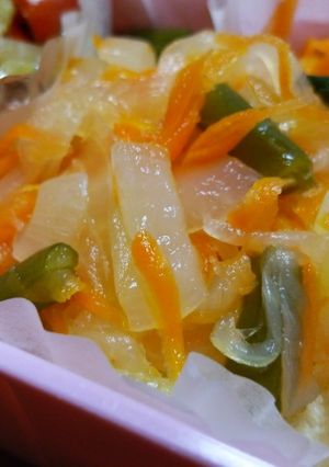 お弁当活躍！レンチン野菜｢すしのこ｣和え-レシピのメイン写真