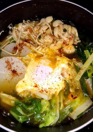 辛ラーメン鍋-レシピのメイン写真