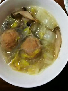 ★肉団子の春雨スープ★-レシピのメイン写真