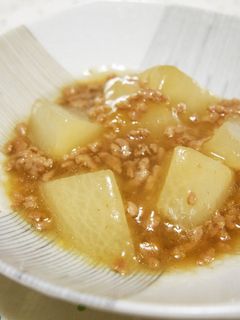 大根とミンチの煮物♪-レシピのメイン写真