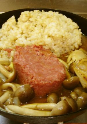 最速のしめじとコンビーフのカレーライス-レシピのメイン写真