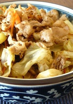 野菜炒めon辛ラーメン-レシピのメイン写真
