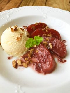 りんごの赤ワイン煮-レシピのメイン写真