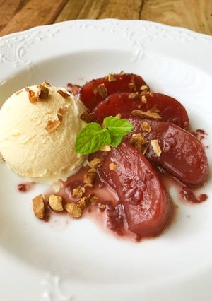 りんごの赤ワイン煮-レシピのメイン写真
