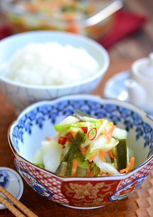 昆布と白菜の即席浅漬け【作り置き】-レシピのメイン写真