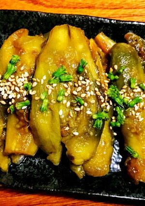 ナスのうまトロ甘辛焼き♪-レシピのメイン写真