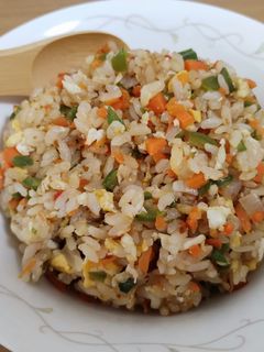 *炒飯の素で*ヘルシー野菜チャーハン🌞-レシピのメイン写真