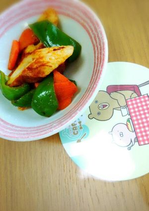 5分。お弁当おつまみにちくわカレー炒め-レシピのメイン写真