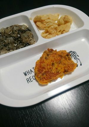 離乳食後期☆カミカミ期☆納豆の卵焼き-レシピのメイン写真