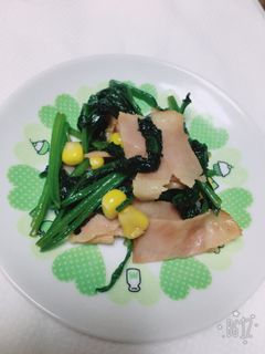 ほうれん草のバター炒め-レシピのメイン写真