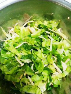 キャベツとえのきの塩昆布和え-レシピのメイン写真