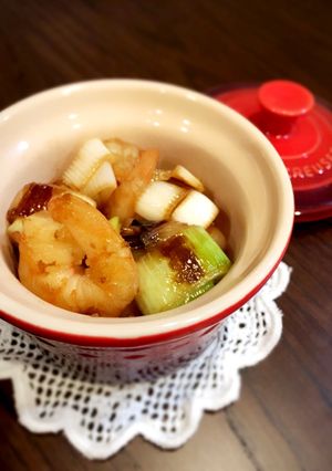 超簡単！焦がしネギと海老の香ばし焼き-レシピのメイン写真