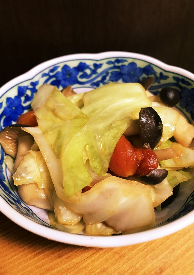 キャベツとトマトの中華炒め-レシピのメイン写真