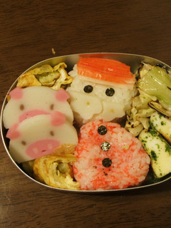 幼稚園のキャラ弁(サンタクロース)-レシピのメイン写真