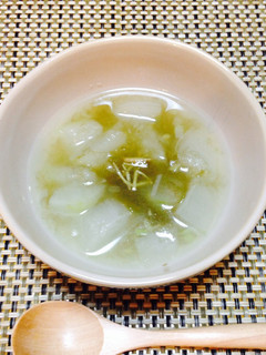 とろろ昆布と冬瓜の中華スープ-レシピのメイン写真
