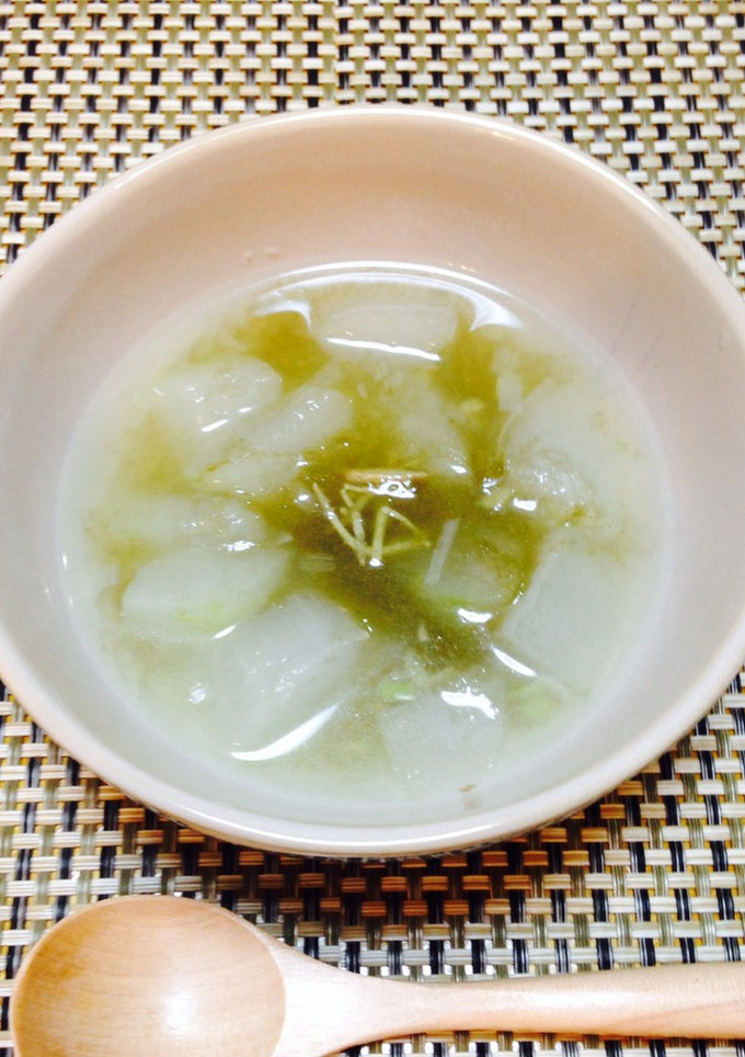 とろろ昆布と冬瓜の中華スープ-レシピのメイン写真