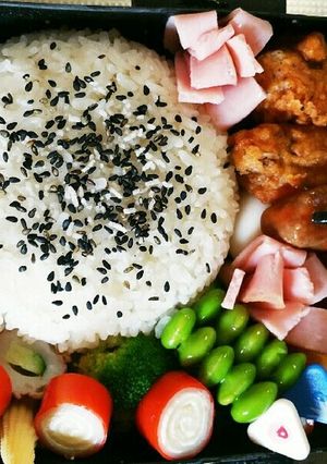高校生野球球児のお弁当。-レシピのメイン写真