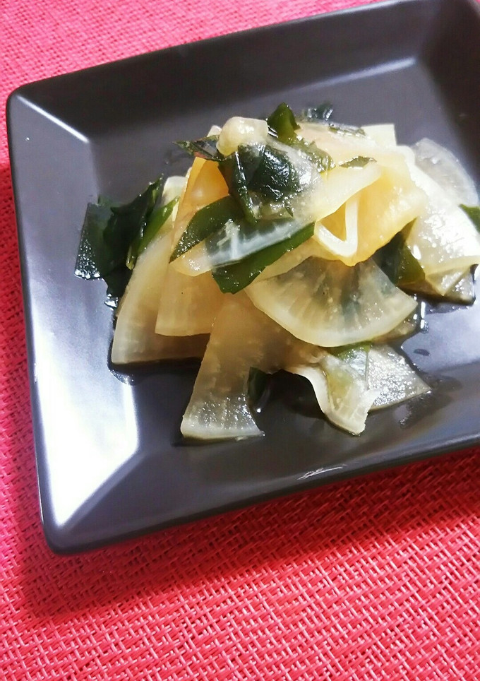 レンジで簡単。大根とワカメの生姜醤油和え-レシピのメイン写真
