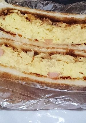 簡単すぎる!お好み焼きパン♪-レシピのメイン写真