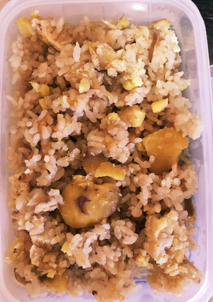 栗ごはん弁当-レシピのメイン写真
