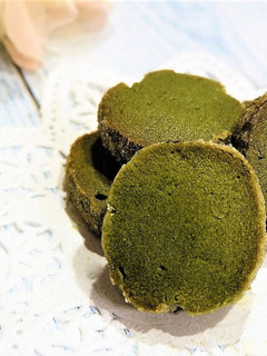 贅沢抹茶♡宇治抹茶のサクサクサブレ-レシピのメイン写真