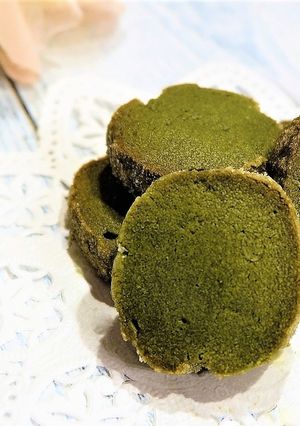 贅沢抹茶♡宇治抹茶のサクサクサブレ-レシピのメイン写真