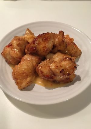 MUJIカフェ唐揚げのチリマヨソース-レシピのメイン写真