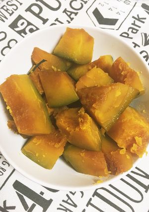 メープルシロップでカボチャの煮物-レシピのメイン写真