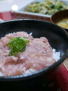 うちのネギトロ丼-レシピのメイン写真