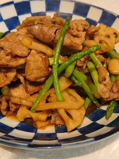 豚肉れんこん炒め-レシピのメイン写真