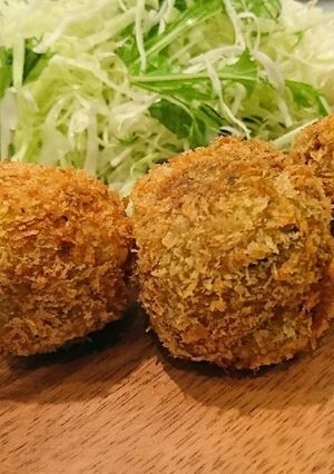 皮つきかぼちゃのコロッケ-レシピのメイン写真